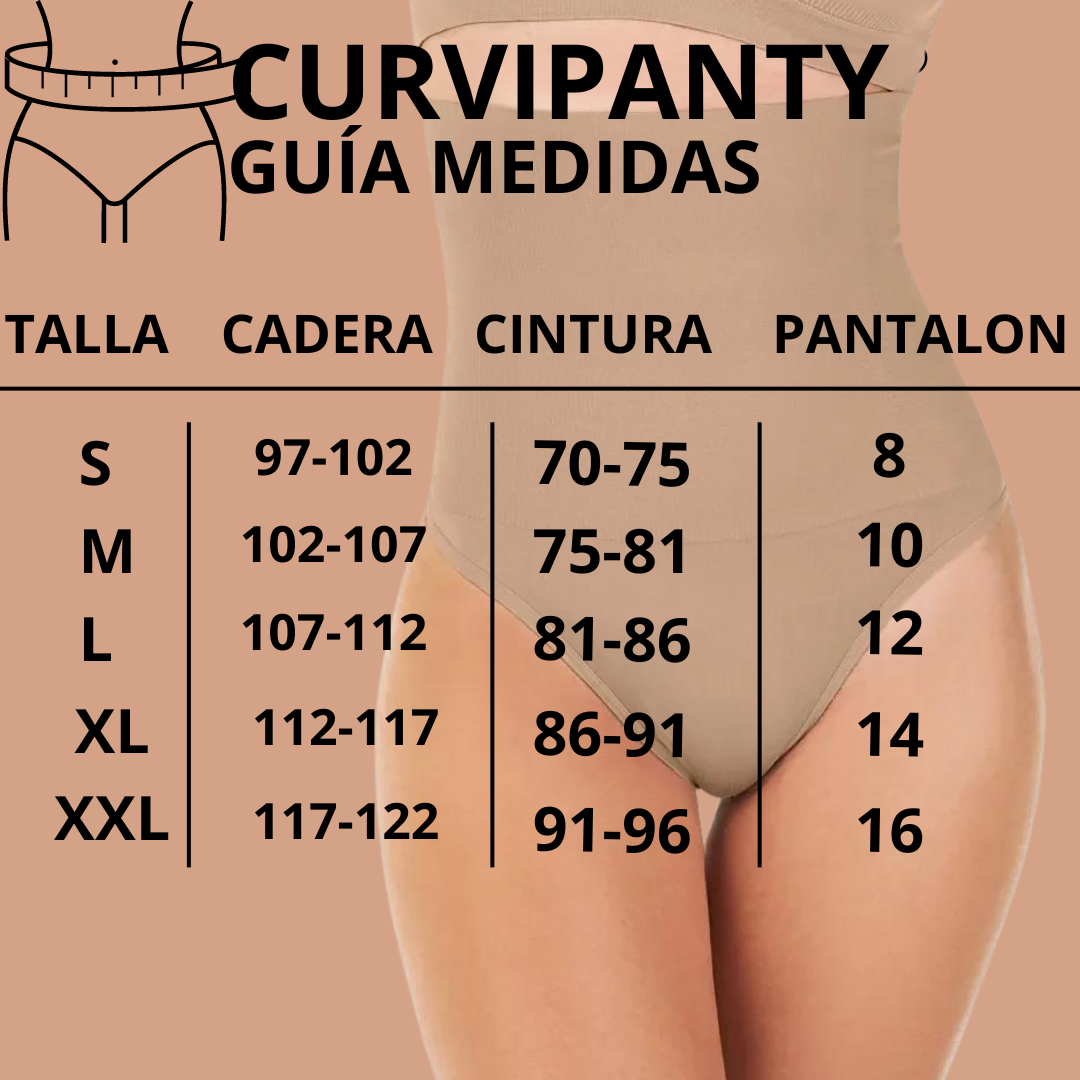 💎CURVIPANTY® Moldeadora de cintura alta con control de abdomen💎