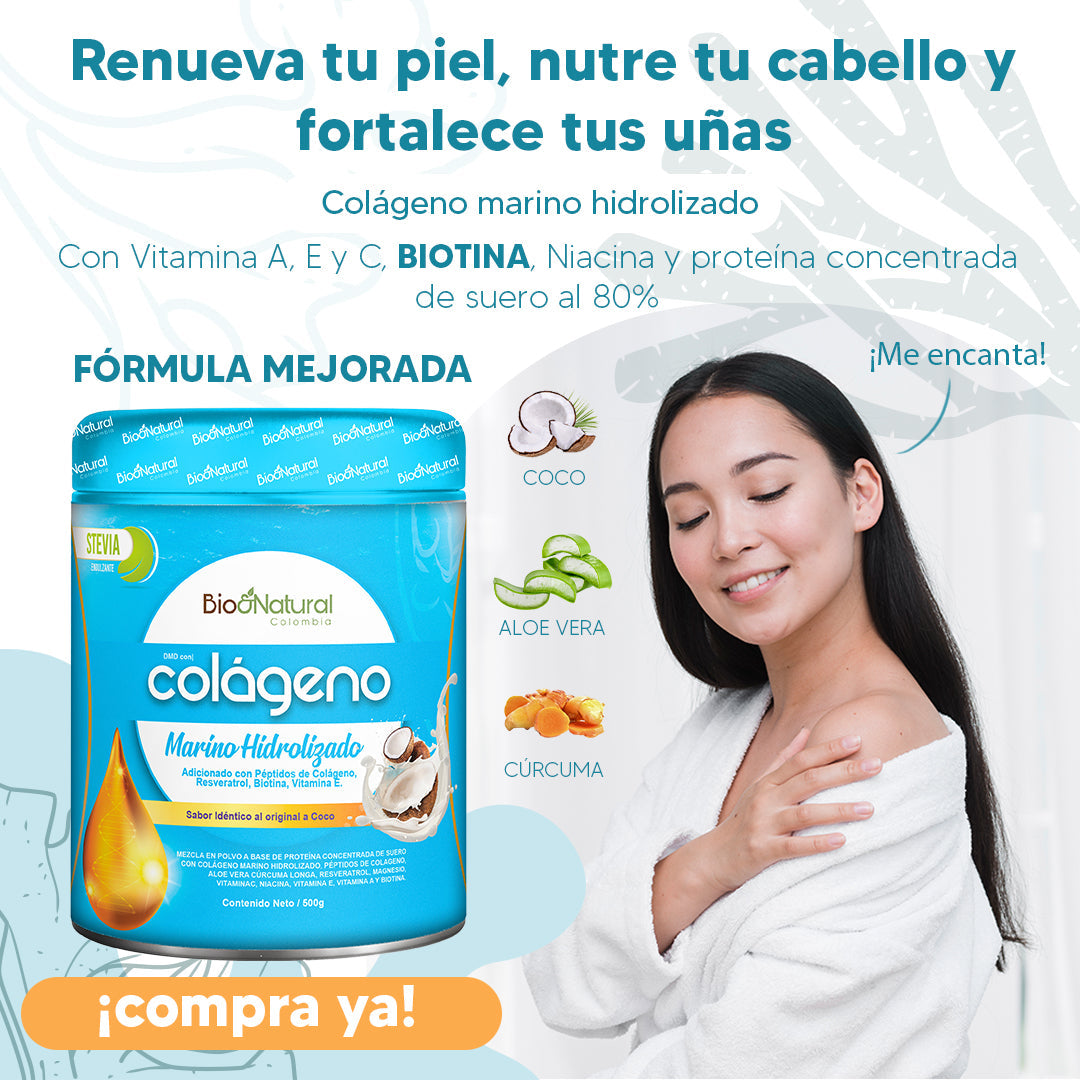 COLÁGENO MARINO HIDROLIZADO X 500 Gr