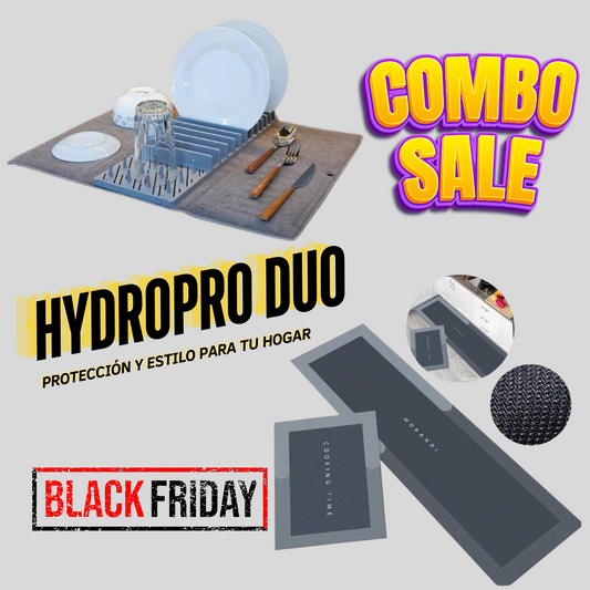 HYDROPRO DUO:  ESCURRIDOR + TAPETE ABSORBENTE MegaPromo🔥