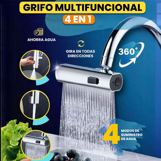 GRIFO GIRATORIO 4 EN 1🚿Super Promo🔥